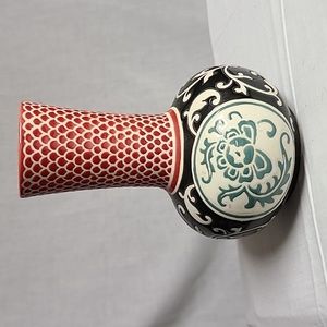 Vintage Pier 1 Imports Asian Boho Inspired 6" Vase